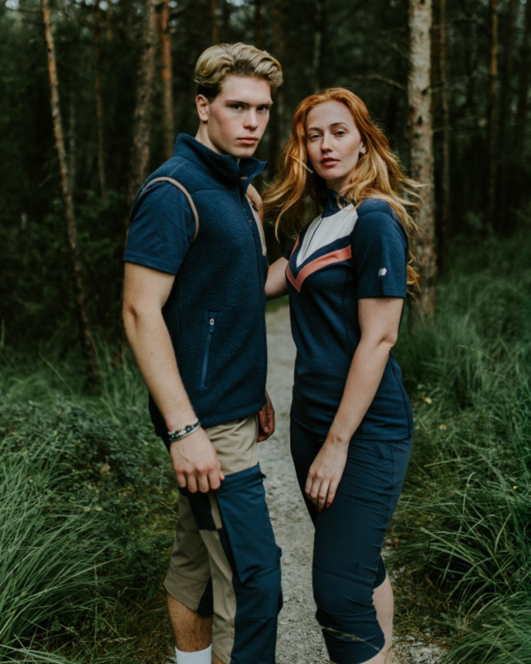 Modeller i naturen med Skogstad Sport fritidstøy